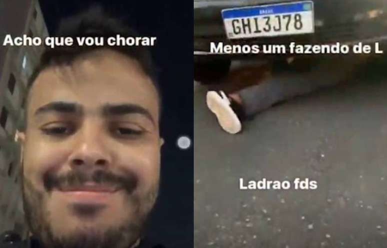 Motorista de aplicativo debocha ap&oacute;s atropelar matar suposto assaltante no Centro de S&atilde;o Paulo.