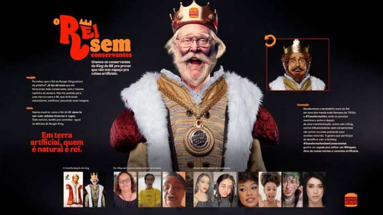 Dupla de publicit&aacute;rias Camila Lopes e Amanda Losi criaram uma 'trend' no Tiktok que mostrou como o mascote do Burger King estaria sem os 'conservantes'.