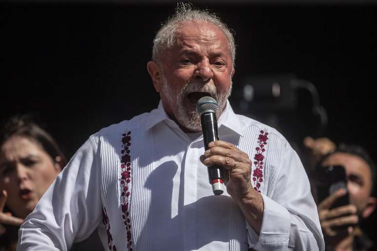 Lula fez discurso sobre as fake news em ato de 1º de maio 