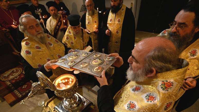 This year's coronation oil was made from olives grown in Jerusalem.