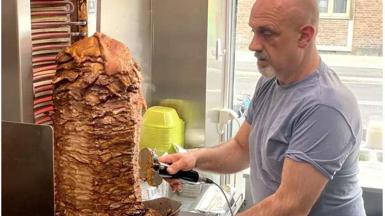 Small business owners like Orestis Georgiadis (pictured) may not be able to afford high-tech heat exchangers Small business owners like Orestis Georgiadis (pictured) may not be able to afford high-tech heat exchangers