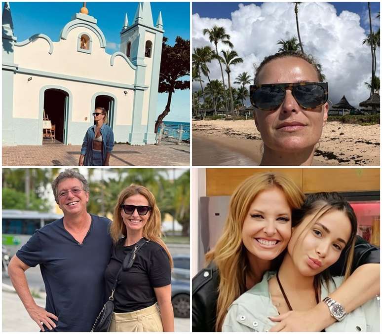 A poderosa Cristina na Bahia, com Boninho e abraçada a Bruna Gomes