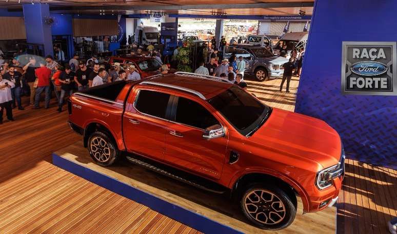 Nova Ford Ranger é exposta ao público brasileiro pela primeira vez.