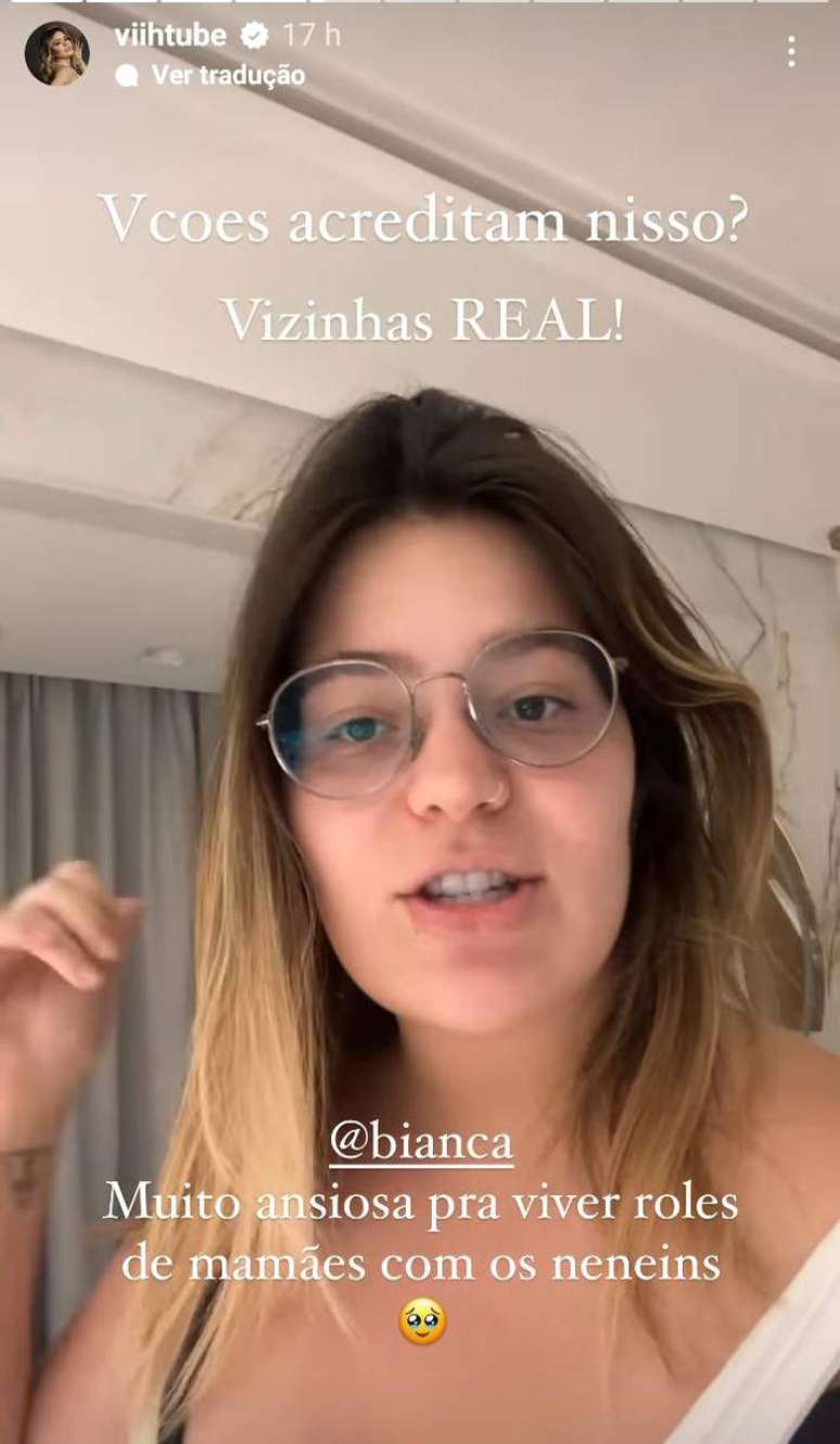 Viih Tube conta aos seguidores que comprou im&oacute;vel no mesmo condom&iacute;nio de luxo de Bianca Andrade