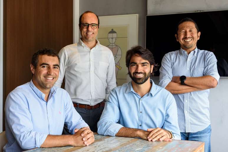 Guilherme Hug, Alexis Terrin, Jo&atilde;o Zecchi e Dan Yamamura, cofundadores da Fuse Capital
