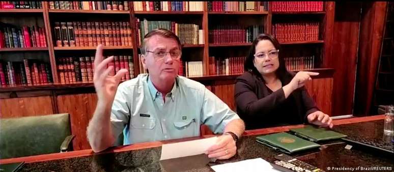 Bolsonaro fez live em suas redes sociais em 30 de dezembro de 2022, antes de viajar para a Flórida