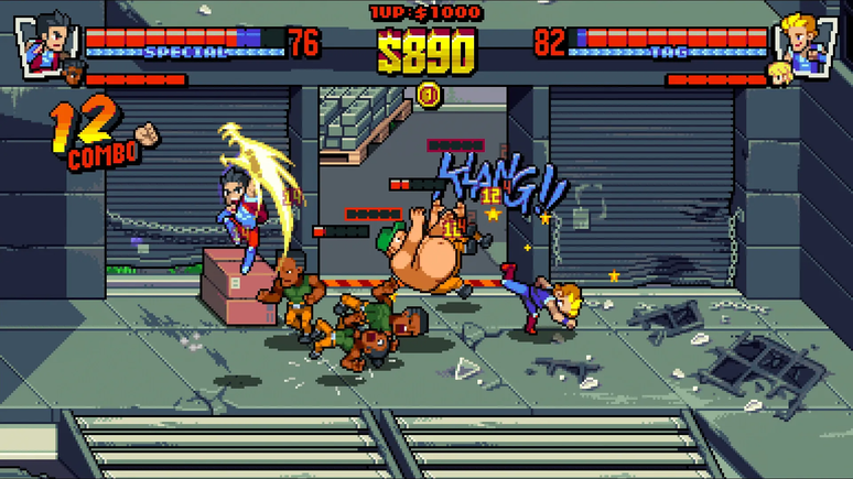 Double Dragon Gaiden tem visual retrô, muita pancadaria e elementos roguelike