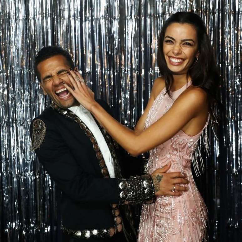 Daniel Alves e Joana Sanz