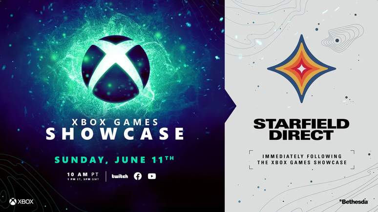 Xbox Games Showcase e Starfield Direct acontecerão em 11 de junho