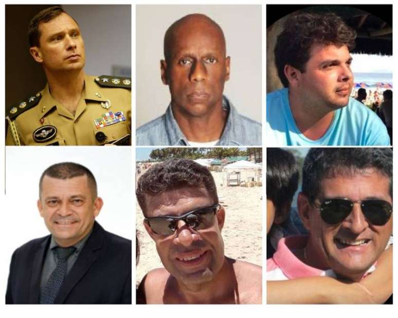 Foram presos pela PF o ?tenente-?coronel Mauro Cid, o major d?a reserva? Ailton Gonçalves Moraes Barros?, ?o secretário municipal de Governo de Duque de Caxias João Carlos de Sousa Brecha?, ?o policial militar Max Guilherme, o sargento Luis Marcos dos Reis? ?e o assessor ??Sérgio Cordeiro