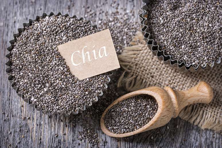 A semente de chia é rica em nutrientes e pode ajudar a eliminar peso