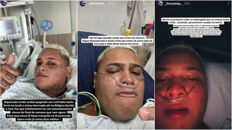 MC Ryan SP deixa hospital após susto