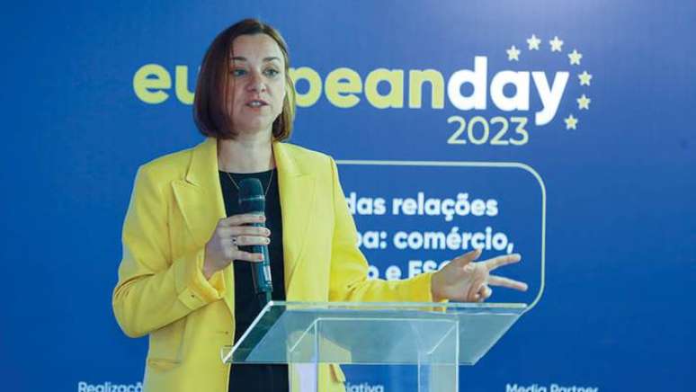 Emily Rees, CEO da CropLife International, de Bruxelas