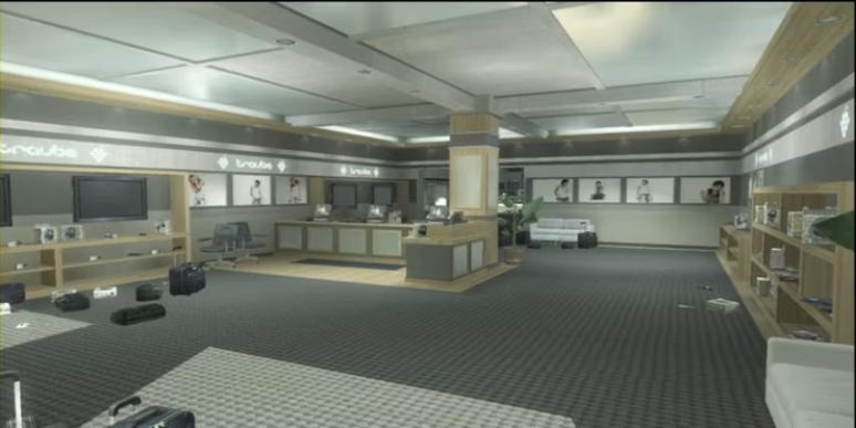 Situado em um aeroporto, Terminal é um mapa icônico de Call of Duty