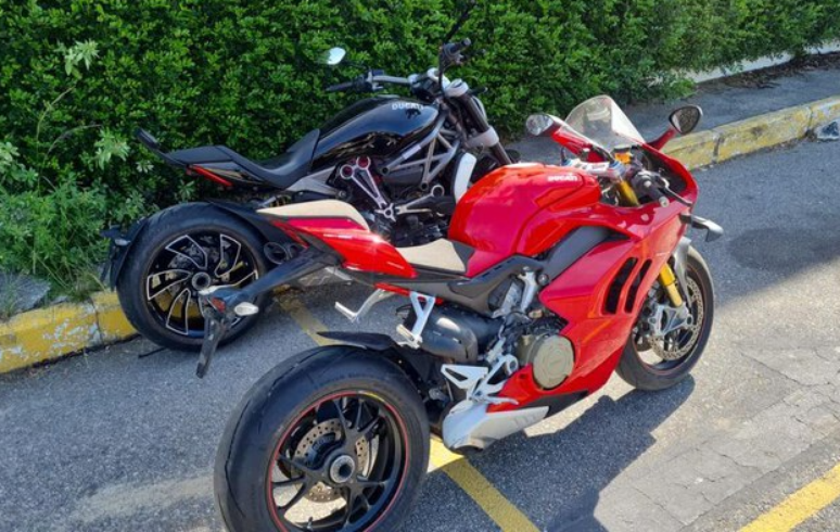 Motos apreendidas pela Pol&iacute;cia Federal na Opera&ccedil;&atilde;o McQueen