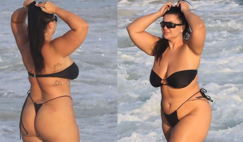 Letticia Munniz refutes criticism of plus-size body in thong bikini photos: ‘They said awful things’