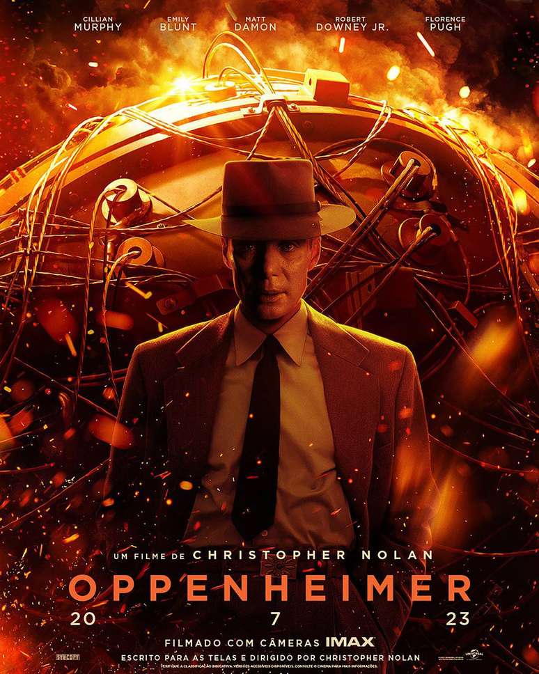 Cartaz de 'Oppenheimer'