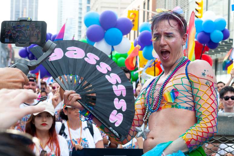 Inicialmente, o evento do orgulho LGBTQIA+ de Toronto acontecia em formato de 'piquenique'