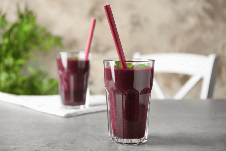 Suco de guaraná com açaí 