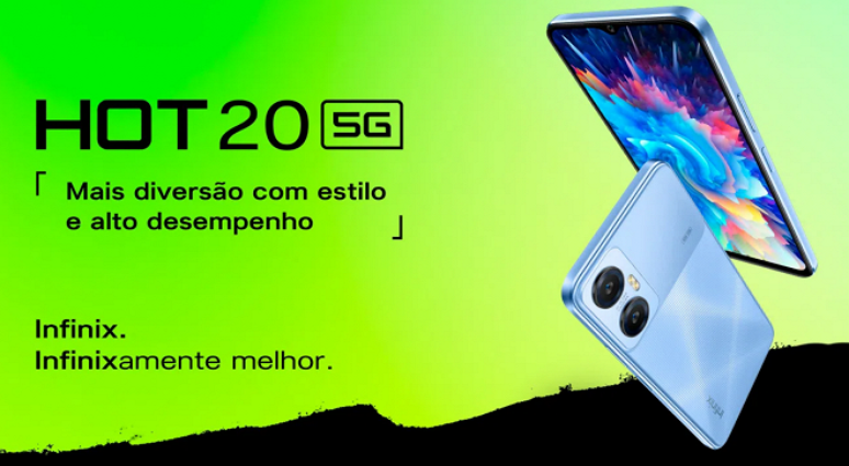 Infinix Hot 20 5G chega em grande estilo para ser um ótimo custo-benefício 