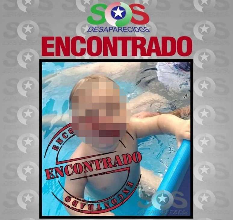 O bebê de 2 anos que desapareceu no dia 30 de abril em Santa Catarina foi encontrado na segunda-feira, 8, em São Paulo.