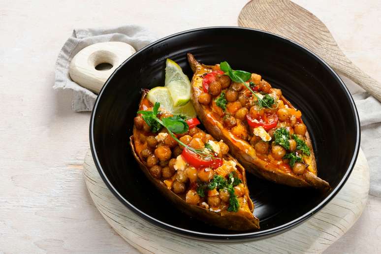 Stuffed Sweet Potatoes 