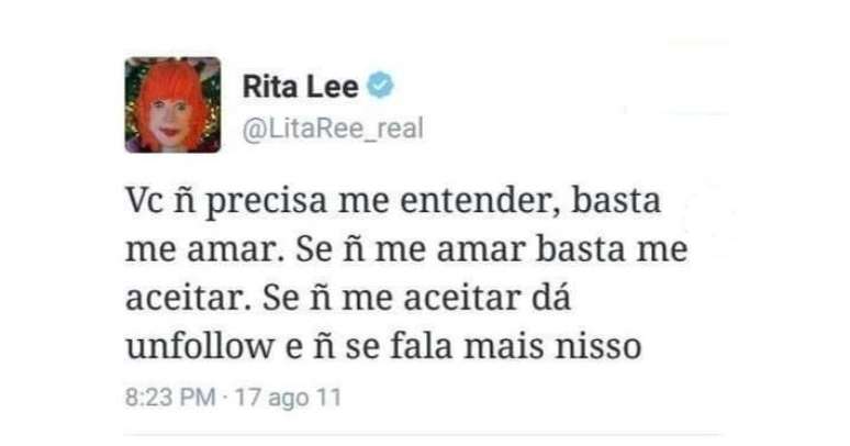 Rita Lee noTwitter.