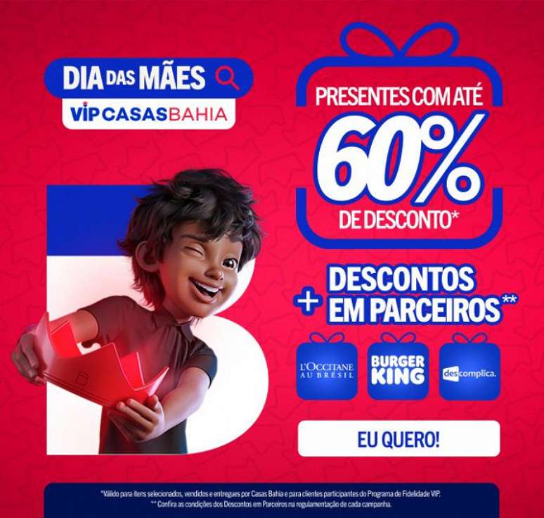 Cliente VIP tem descontos também em parceiros 