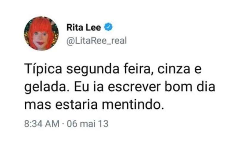 Rita Lee noTwitter.