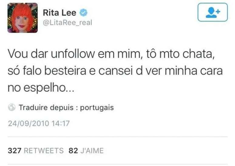 Rita Lee noTwitter.