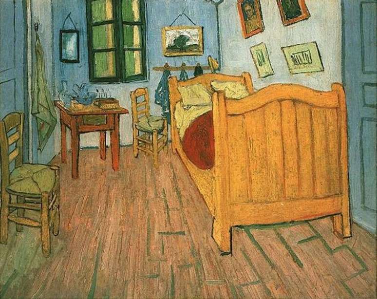 O quarto em Arles, quadro de Vincent Van Gogh, mostra as dependências do artista em um dos momentos mais febris e intensos de sua carreira
