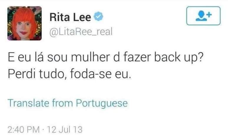 Rita Lee noTwitter.