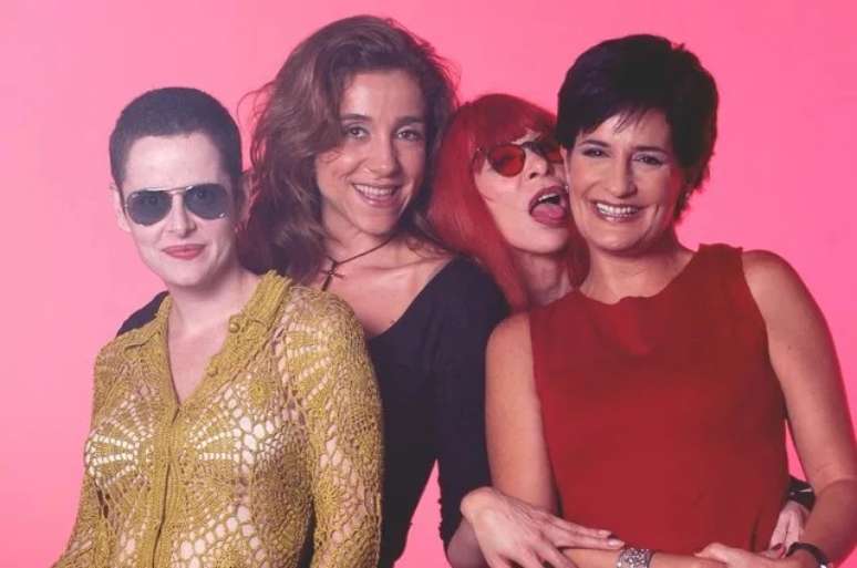 Rita entre Fernanda Young, Marisa Orth e Mônica Waldvogel no 'Saia Justa': sem medo de ser cancelada