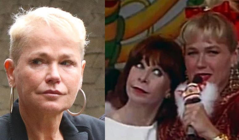 Xuxa foi mais uma das personalidades artísticas a comparecer ao velório de Rita Lee.