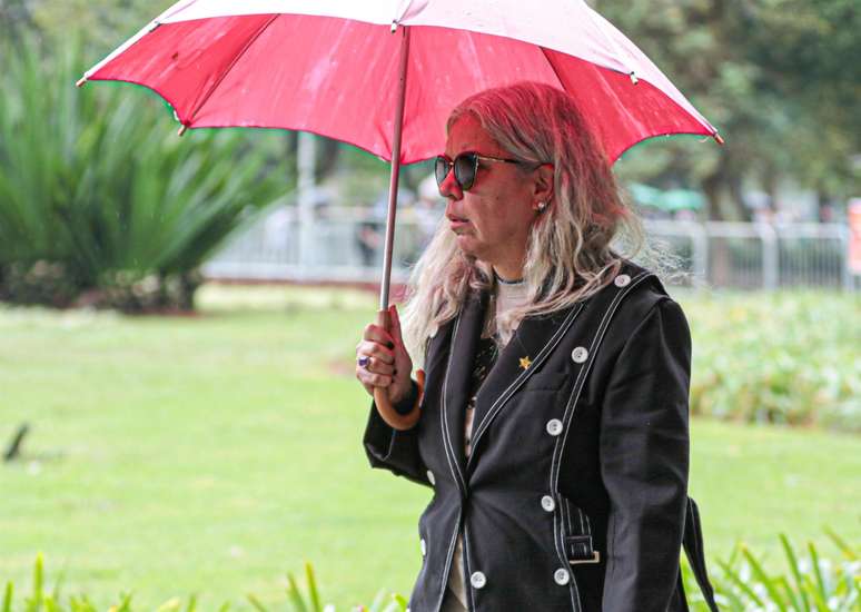 Astrid Fontenelle chega ao Ibirapuera para a última homenagem à Rita Lee