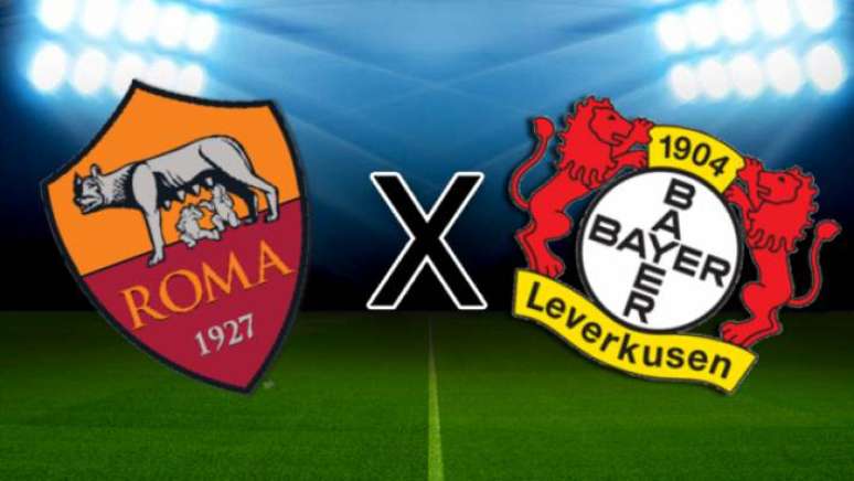 Roma e Bayer Leverkusen se enfrentam nesta quinta-feira.