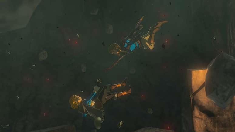 Link e Zelda se separam logo no início da história e narrativa gira em torno do reencontro entre os dois