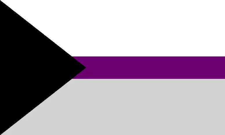 Bandeira do orgulho demissexual é considerada uma adaptação da bandeira assexual
