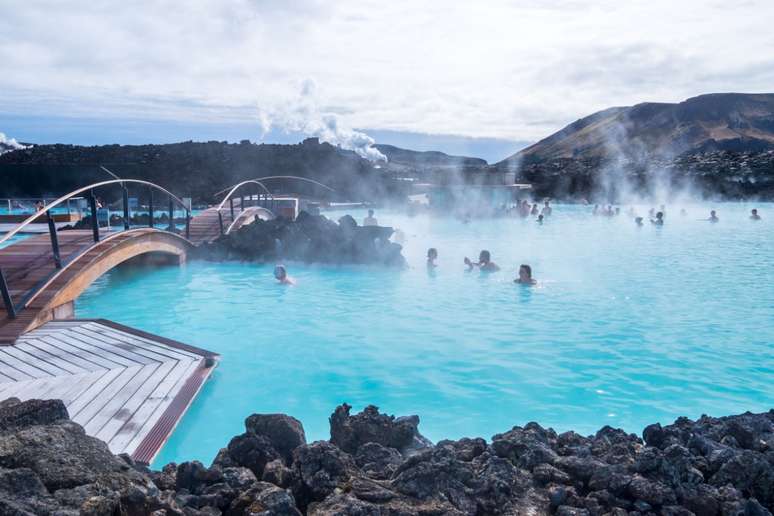 The outdoor thermal pools are famous in the country The outdoor thermal pools are famous in the country