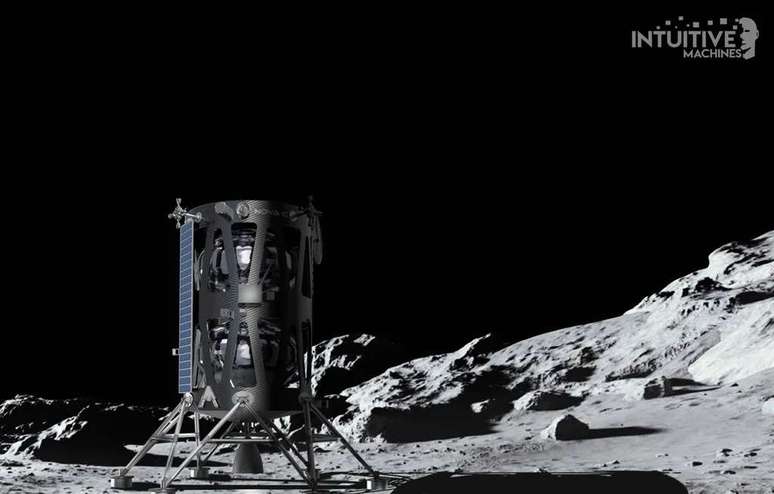 The Nova-C lander, from Intuitive Machines, is only expected to launch later this year (Image: Playback/Intuitive Machines) The Nova-C lander, from Intuitive Machines, is only expected to launch later this year (Image: Playback/Intuitive Machines)