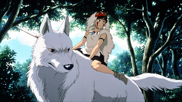 Cena de Princesa Mononoke.