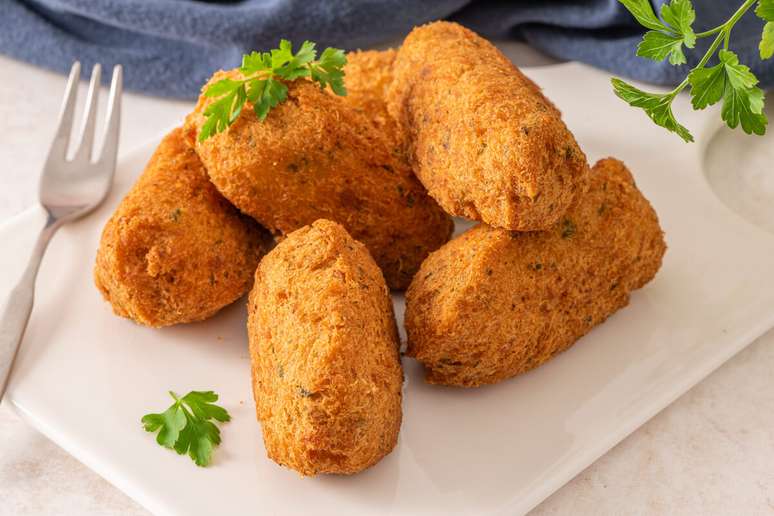 Bolinho frito de legumes