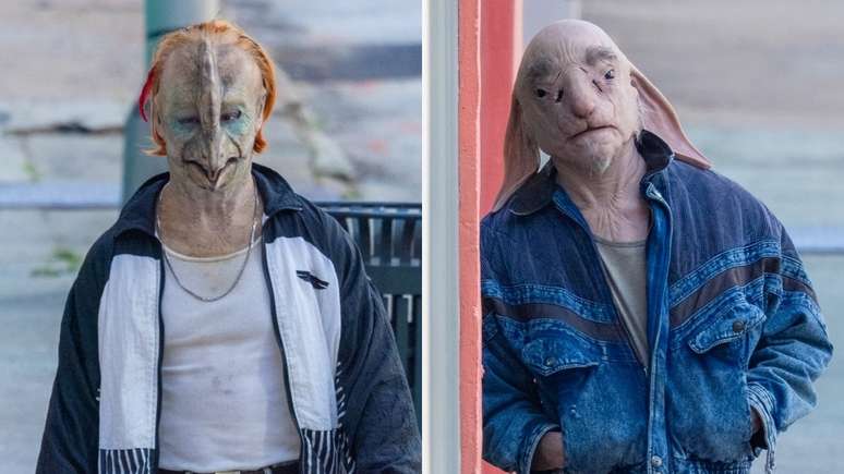 Algumas das pr&oacute;teses utilizadas no filme.