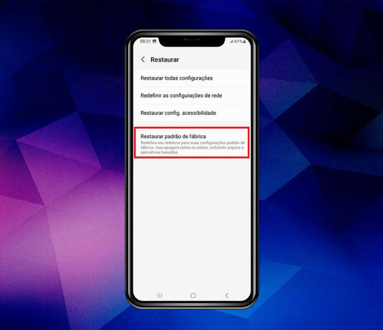 Step 5 of: How to format Galaxy A14 and do a factory reset Step 5 of: How to format Galaxy A14 and do a factory reset