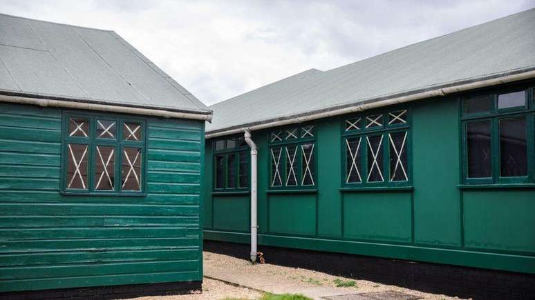 Apesar de as cabanas em Bletchley Park serem muito básicas, Betty achou a atmosfera social do lugar agradável