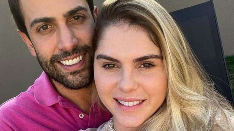 Bárbara Evans e marido, Gustavo Theodoro. Reprodução/ Instagram