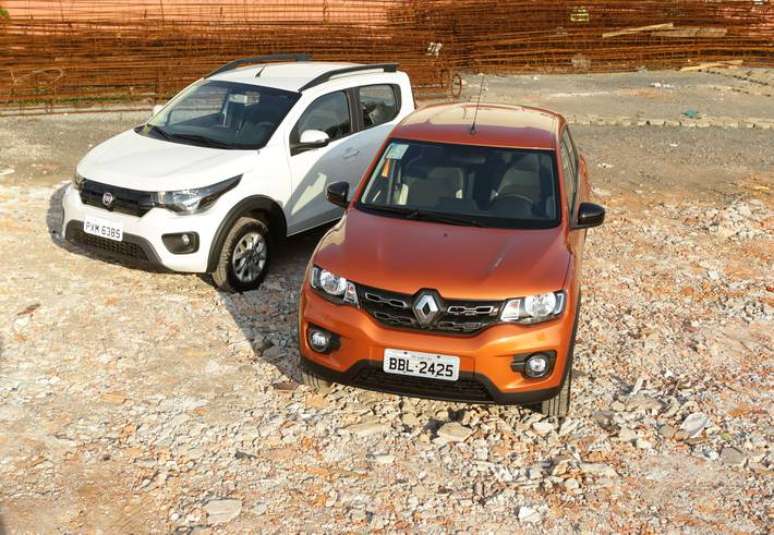 Os dois modelos mais baratos à venda hoje, FiatMobi e Renault Kwid, custam R$ 69 mil