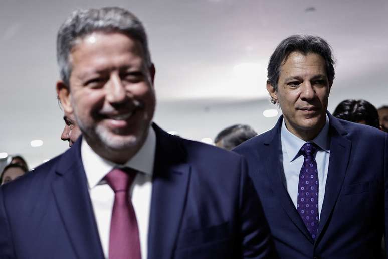 Arthur Lira e Fernando Haddad