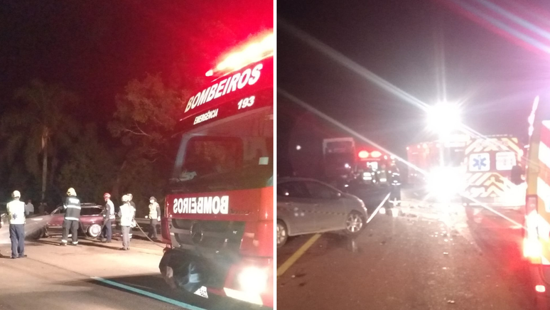 Acidente de trânsito aconteceu na rodovia BR-116, km 68, por volta de 18h deste domingo