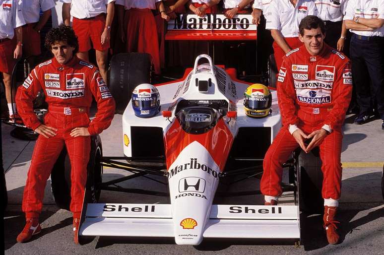 Senna e Prost: dois gigantes com uma ótima ferramenta em mãos